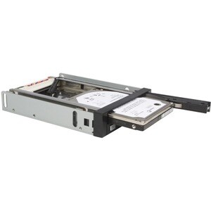 StarTech.com 2 Drive 2.5in Trayless Hot Swap SATA Mobile Rack Backplane - Storage bay adapter - black - 2 x HDD Supported 