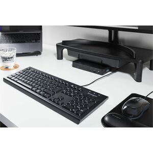 Kensington 72356 Maus - USB - Optisch - Schwarz - Kabel - 800 dpi Auflösung - Scroll-Rad - Symmetrisch