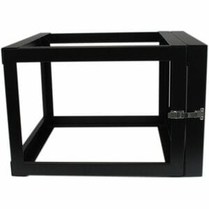 StarTech.com 4-Post 6U Hinged Wall-Mount Network Rack, 19" Open Frame Server Rack, Wall Mount Data Rack for IT Computer Eq