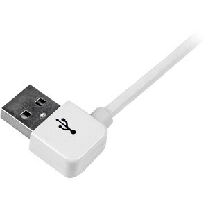 StarTech.com Cable Cargador 1m Conector Dock Connector de Apple® 30 Pines a USB en Ángulo Izquierdo iPod® iPhone® iPad® - 