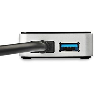 StarTech.com USB 3.0 to HDMI External Video Card Multi Monitor Adapter with 1-Port USB Hub - 1920x1200 / 1080p - Connect a
