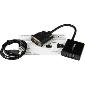 StarTech.com Cavo Adattatore attivo DVI-D a VGA - Convertitore DVI-D a VGA 1920 x 1200 - Nero