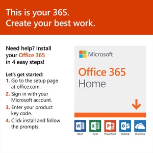 Microsoft 365 Family - Subscription License - Up to 6 People - 12 Month - Electronic - PC, Mac, Handheld