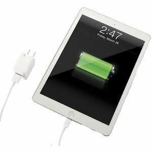 4XEM iPad/Tablet Wall Charger For Apple iPad, iPhone, iPod & Other USB Devices with 2.4A output for fast charging - MFI Ce