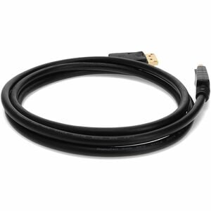 10ft DisplayPort 1.2 Male to DisplayPort 1.2 Male Black Cable For Resolution Up to 3840x2160 (4K UHD) - 100% compatible an