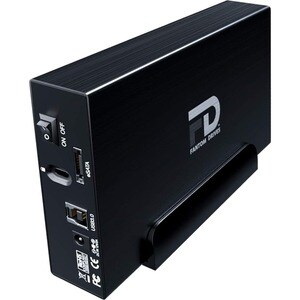 Fantom Drives 1TB External Hard Drive - GFORCE 3 - USB 3, eSATA, Aluminum, Black, GF3B1000EU - 1TB External Hard Drive - U