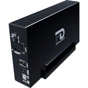 Fantom Drives 2TB External Hard Drive - GFORCE 3 - USB 3, eSATA, Aluminum, Black, GF3B2000EU - 2TB External Hard Drive - U