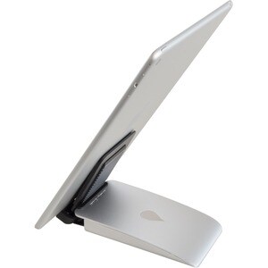 Rain Design iSlider mobile stand for iPad/iPhone - Silver - With a unique sliding design, islider stand is easy to carry, 