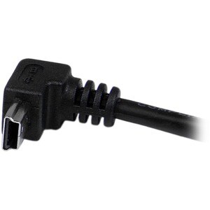 StarTech.com 2m Mini USB Cable - A to Down Angle Mini B - Cable for Digital Camera, Hard Drive, Cellular Phone, GPS Receiv
