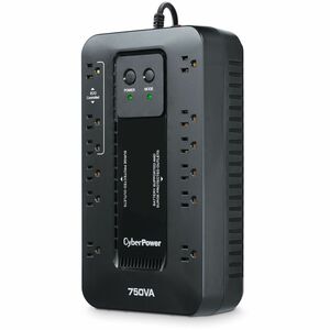 CyberPower EC750G Ecologic UPS Systems - 750VA/450W, 120 VAC, NEMA 5-15P, Compact, 12 Outlets, PowerPanel® Personal, $1000