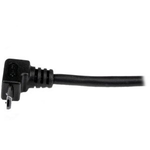 StarTech.com 2m Micro USB Cable - A to Up Angle Micro B - Charge or sync your Micro USB devices, with the cable kept out o