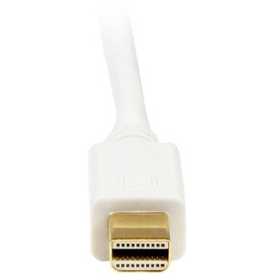 StarTech.com 10 ft Mini DisplayPort to DVI Adapter Converter Cable - Mini DP to DVI 1920x1200 - White - Cable for Video De