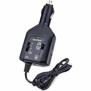 CyberPower CPUDC1U2000 DC Universal Power Adapter 3-12V 2000mA and 2.1A USB Charging Port - 12 V DC Input - 3 V DC/2.10 A,