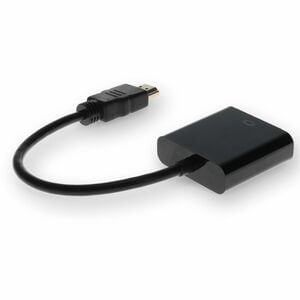 AddOn 5-Pack of HDMI 1.3 Male to VGA Female Black Active Adapters For Resolution Up to 1920x1200 (WUXGA) - HDMI/VGA Video 
