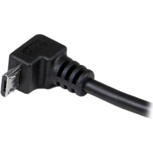 StarTech.com 2m Micro USB Cable Cord - A to Down Angle Micro B - Down Angled Micro USB Cable - 1x USB A (M), 1x USB Micro 
