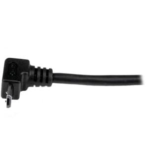 StarTech.com 1m Micro USB Cable Cord - A to Up Angle Micro B - Up Angled Micro USB Cable - 1x USB A (M), 1x USB Micro B (M