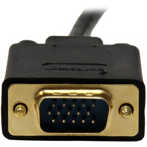 StarTech.com 10 ft Mini DisplayPort™ to VGA Adapter Converter Cable - mDP to VGA 1920x1200 - Black - Connect a Mini Displa