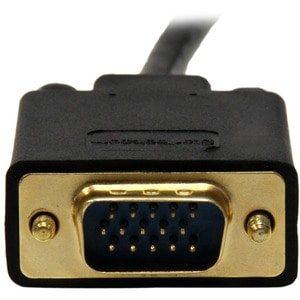 StarTech.com 10 ft DisplayPortâ"¢ to VGA Adapter Converter Cable â€" DP to VGA 1920x1200 - Black - Cable for TV, Projector