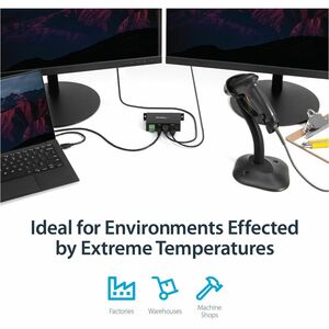 StarTech.com USB Hub - USB Type B - External - Black - TAA Compliant - 4 Total USB Port(s) - 4 USB 2.0 Port(s) - PC, Mac