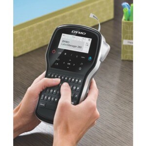 Dymo LabelManager 280 Elektronischer Etikettendrucker - Thermotransfer - Klebefilm, Aufkleber - 6 mm, 9 mm, 12 mm - LCD Bi