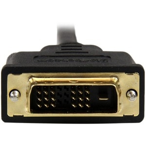 StarTech.com 1m Micro HDMI® auf DVI Kabel - St/St - Erster Anschluss: 1 x HDMI (Type D) Stecker Digital Audio/Video - Zwei