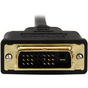 StarTech.com 1m (3.3 ft) Mini HDMI to DVI Cable, DVI-D to HDMI Cable (1920x1200p), HDMI Mini Male to DVI-D Male Display Ca
