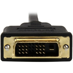 StarTech.com 6ft (2m) Micro HDMI to DVI Cable, Micro HDMI to DVI Adapter Cable, Micro HDMI Type-D to DVI-D Monitor/Display
