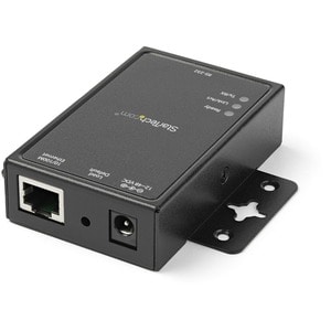 StarTech.com 1 Port RS232 Serial to IP Ethernet Converter / Device Server - Aluminum - 1 x Network (RJ-45) - 1 x Serial Po