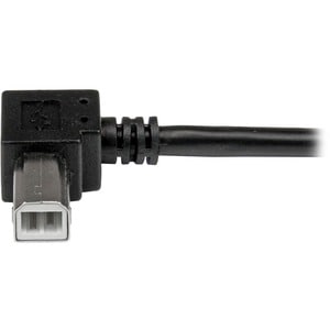 StarTech.com 3m USB 2.0 A to Right Angle B Cable Cord - 3 m USB Printer Cable - Right Angle USB B Cable - 1x USB A (M), 1x