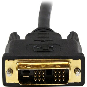StarTech.com 1.5m (5 ft.)HDMI to DVI-D Cable - HDMI to DVI Adapter / Converter Cable - 1x DVI-D Male 1x HDMI Male - Black 