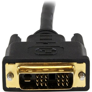 StarTech.com 1.5m (5 ft.)HDMI to DVI-D Cable - HDMI to DVI Adapter / Converter Cable - 1x DVI-D Male 1x HDMI Male - Black 