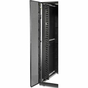 APC Vertical Cable Manager for NetShelter SX 750mm Wide 42U (Qty 2) - Cable Pass-through - Black - 42U Rack Height - 2 Eac