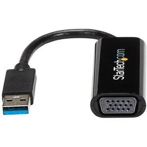 StarTech.com USB 3.0 to VGA Adapter, USB to VGA Monitor Converter for Windows, Slim (no support for macOS/ChromeOS/Linux) 