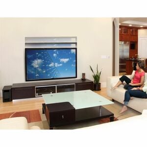 Ergotron Glide Wall Mount for TV - Black - Height Adjustable - 116.8 cm to 160 cm (63") Screen Support - 31.75 kg Load Cap