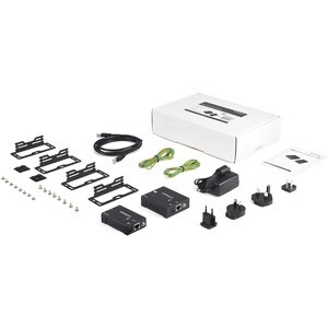 StarTech.com HDMI over CAT5e HDBaseT Extender - Power over Cable - Ultra HD 4K - Extend HDMI up to 330ft over CAT 5e / CAT
