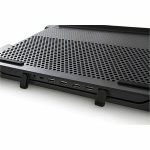 Targus Chill Mat Kühlgerät - Schwarz, Grau - 2 Lüfter - Eingebaut USB-Hub