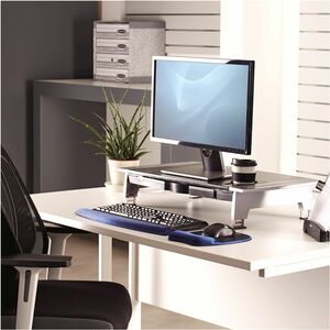 Fellowes Office Suites™ Premium Monitor Riser - Up to 21" Screen Support - 80 lb Load Capacity - CRT Display Type Supporte