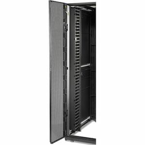 APC by Schneider Electric AR7580A Cable Organizer - Black - 2 Each Pack - TAA Compliant - Cable Pass-through - 42U Rack He