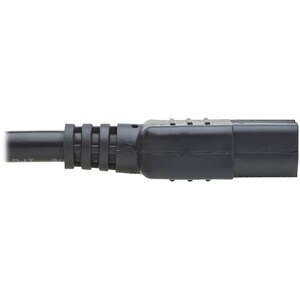 Eaton Tripp Lite Series Power Cord C14 to C15 - Heavy-Duty, 15A, 250V, 14 AWG, 2 ft. (0.61 m), Black - 15A, 14AWG (IEC-320