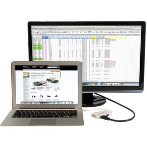 StarTech.com Adattatore Mini DisplayPort a HDMI, DVI & VGA - Convertitore mDP per macbook 3 in 1 - Bianco - Bianco