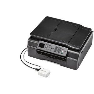 StarTech.com 1 Port USB Wireless N Network Print Server with 10/100 Mbps Ethernet Port - 802.11 b/g/n - Share a standard U