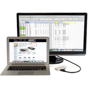 StarTech.com Travel A/V Adapter: 3-in-1 Mini DisplayPort to VGA DVI or HDMI Converter - White - Connect a Mini DisplayPort