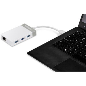 USB 3.0 TO GIGABIT ADAPTER PLUS USB HUB