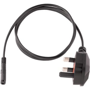 StarTech.com PXTNB2SUK1M Standard Power Cord - 1 m - United Kingdom - For Notebook - BS 1363 / IEC 60320 C7 - 0.75mm2 Gaug