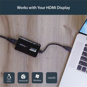 StarTech.com Adattatore convertitore USB 3.0 a HDMI 4K per Mac & PC - Scheda Video esterna DisplayLink HD 1080p - USB 3.0 