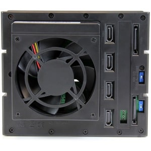 StarTech.com 4 Bay Aluminum Trayless Hot Swap Mobile Rack Backplane for 3.5in SAS II/SATA III - 6 Gbps HDD - Connect and h