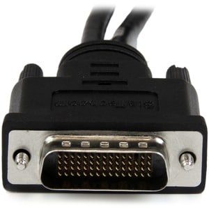 StarTech.com 8" DMS-59 to Dual DisplayPort Adapter Cable, 4K x 2K, DMS 59 pin (M) to 2x DP 1.2 (F) Splitter Y Cable, LFH t