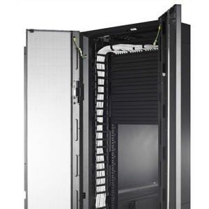 APC by Schneider Electric AR7721 Cable Organizer - Black - 2 Pack Pack - TAA Compliant - Cable Manager - 42U Rack Height