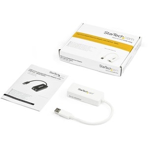 StarTech.com Gigabit Ethernet Adapter for Notebook - 10/100/1000Base-T - Desktop - USB - 1 Port(s) - 1 - Twisted Pair
