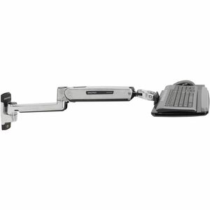 Ergotron Montagearm für Tastatur - Poliertes Aluminium - Höhenverstellbar - max. 2,27 kg Traglast